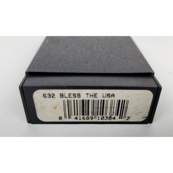 Vintage NIB Zippo Lighter Bless the USA Heart Flag Unstruck 2001 - Picture 5 of 6